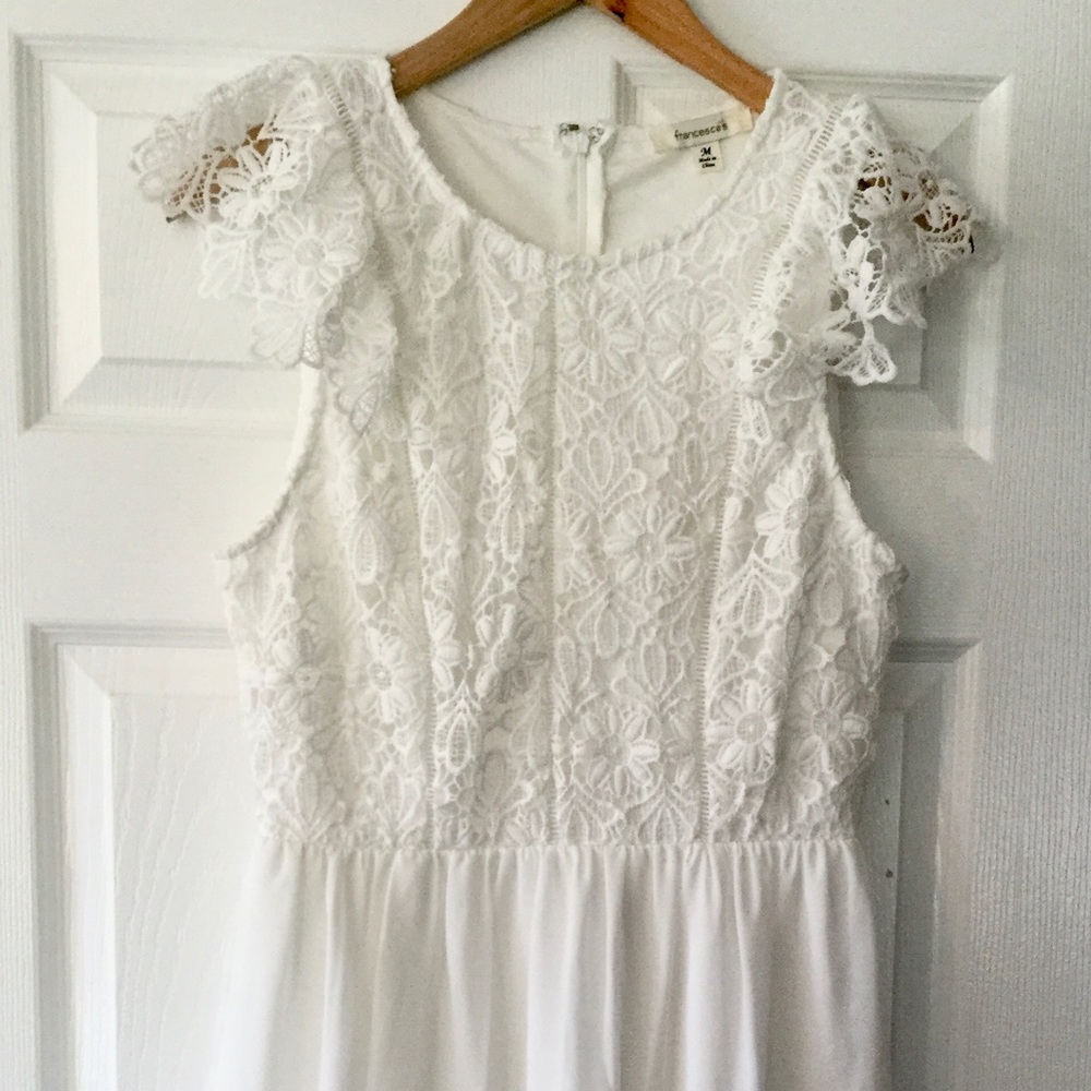 Francesca's Women’s white dress